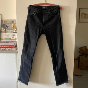Black denim straight leg size 26. Like new barely worn
